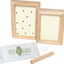 Petit Artichaut Cadre photo empreintes Duo Jolis Cœurs