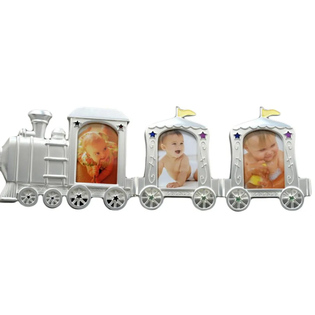 Daniel Crégut Cadre photo Train 3 photos (métal argenté)