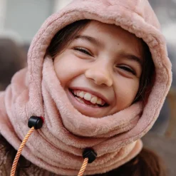 Cagoule polaire Warmy Pink (2-5 ans) Enfant Bonnet Enfant