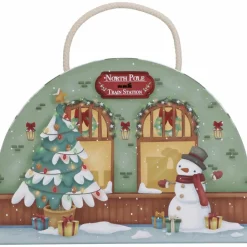 Outlet Calendrier de l'avent avec circuit de train Décoration De Noël