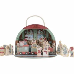 Outlet Calendrier de l'avent avec circuit de train Décoration De Noël