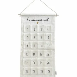 Sale Calendrier de l'avent Gaze Ecru (personnalisable) Calendrier De L'Avent