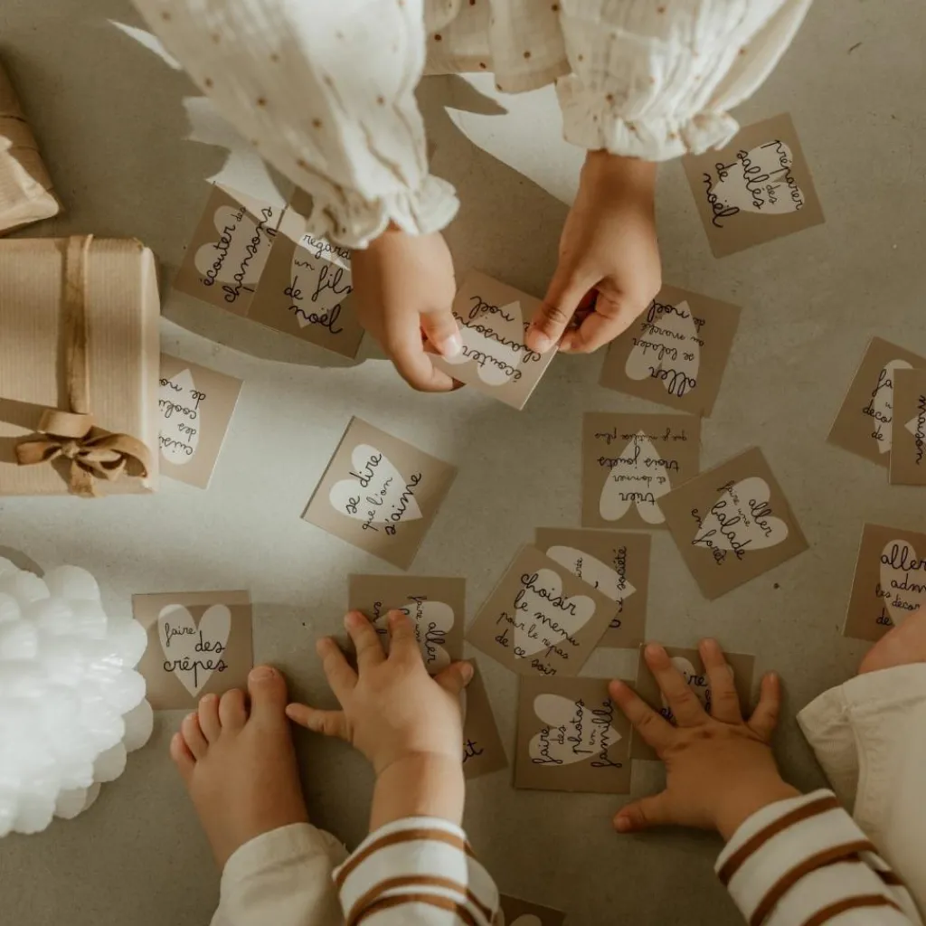 Sale Calendrier de l'avent Gaze Ecru (personnalisable) Calendrier De L'Avent