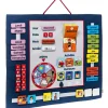 Outlet Calendrier en tissu Apprentissage Du Temps Et Quotidien