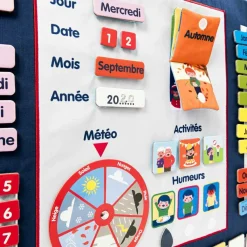 Outlet Calendrier en tissu Apprentissage Du Temps Et Quotidien