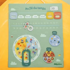 Sale Calendrier ludique Au fil du temps Apprentissage Du Temps Et Quotidien
