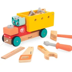 Janod Camion de bricolage à tirer Brico'kids
