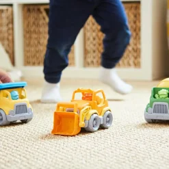 Outlet Camion de construction pelle orange et jaune Petites Voitures, Véhicules Et Circuits