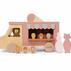 Hot Camion de glaces en bois Marchand