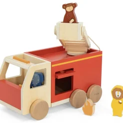 Trixie Camion de pompier en bois All animals - Reconditionné