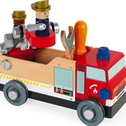 Janod Camion de pompiers Brico'Kids