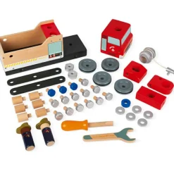 Janod Camion de pompiers Brico'Kids