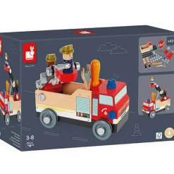 Janod Camion de pompiers Brico'Kids