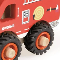 Hot Camion de pompiers en bois Petites Voitures, Véhicules Et Circuits