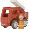 New Camion de pompiers 1er âge en bois Petites Voitures, Véhicules Et Circuits