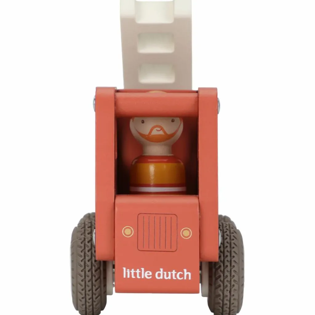 New Camion de pompiers 1er âge en bois Petites Voitures, Véhicules Et Circuits