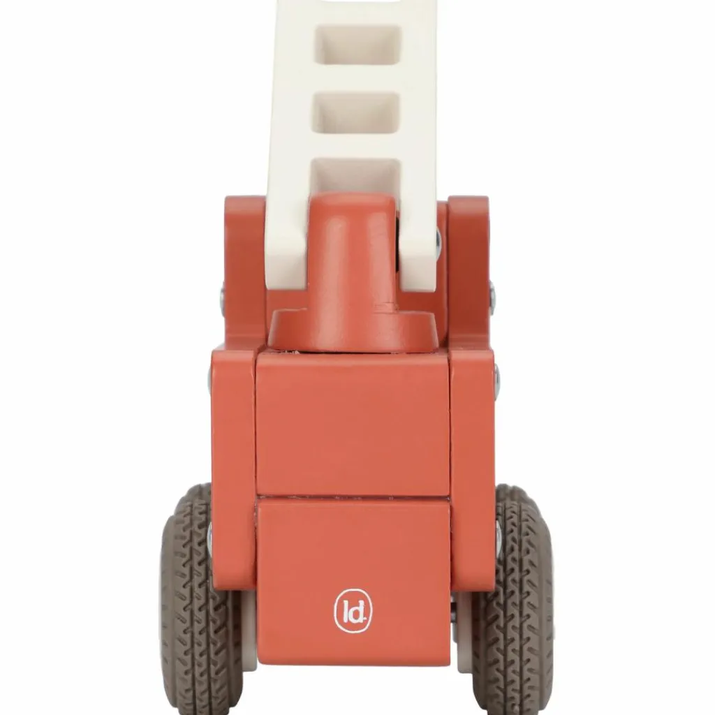 New Camion de pompiers 1er âge en bois Petites Voitures, Véhicules Et Circuits