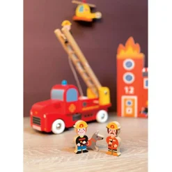 Janod Camion de pompiers géant story
