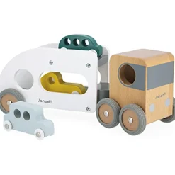 Clearance Camion porte-autos et ses 3 véhicules Bolid en bois Petites Voitures, Véhicules Et Circuits