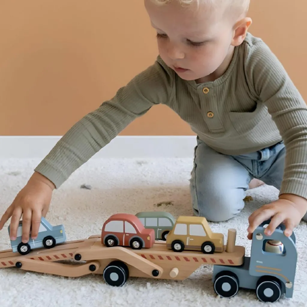 Little Dutch Camion porte-voiture en bois