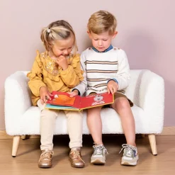 Childhome Canapé enfant Teddy écru