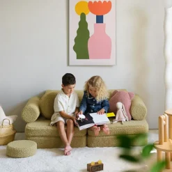 Wigiwama Canapé modulable Settee Matcha molletonné