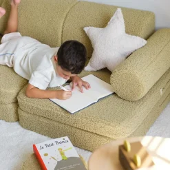 Wigiwama Canapé modulable Settee Matcha molletonné