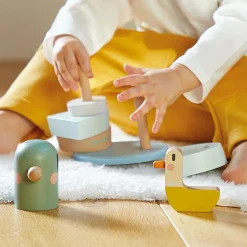 Best Canards empilables en bois Sweet Cocoon (8 pièces) Jouet À Encastrer