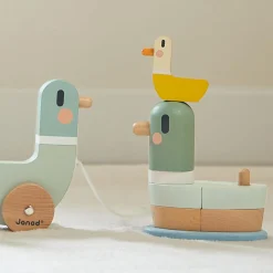 Best Canards empilables en bois Sweet Cocoon (8 pièces) Jouet À Encastrer