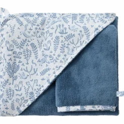 New Cape de bain + gant bambou Forêt enchantée Cape De Bain