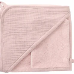 Clearance Cape de bain + gant bambou et gaze pétale Cape De Bain