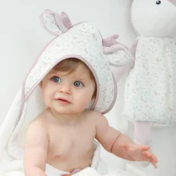 Domiva Cape de bain + gant Lilas (75 x 75 cm)