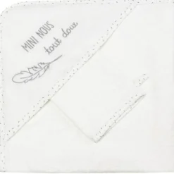 Discount Cape de bain + gant Mini nous tout doux (70 x 70 cm) Cape De Bain