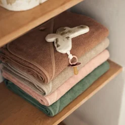 Jollein Cape de bain Ash Green (100 x 100 cm)