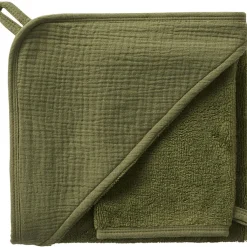 Online Cape de bain bambou + gant Fougère (70 x 70 cm) Cape De Bain