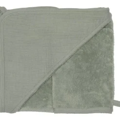 Discount Cape de bain bambou + gant Vert de gris (70 x 70 cm) Cape De Bain