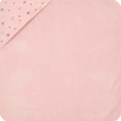 Little Dutch Cape de bain brodée Blossom (75 x 75 cm)