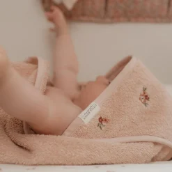 Little Dutch Cape de bain brodée Blossom (75 x 75 cm)