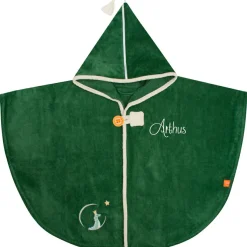 Sale Cape de bain dino vert forêt personnalisable (0-5 ans) Cape De Bain