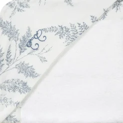 Tartine et Chocolat Cape de bain en coton et lin Feuillage (70 x 70 cm)