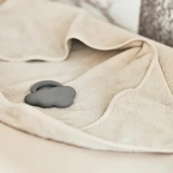 Clearance Cape de bain en éponge de coton Nougat (75 x 75 cm) Cape De Bain