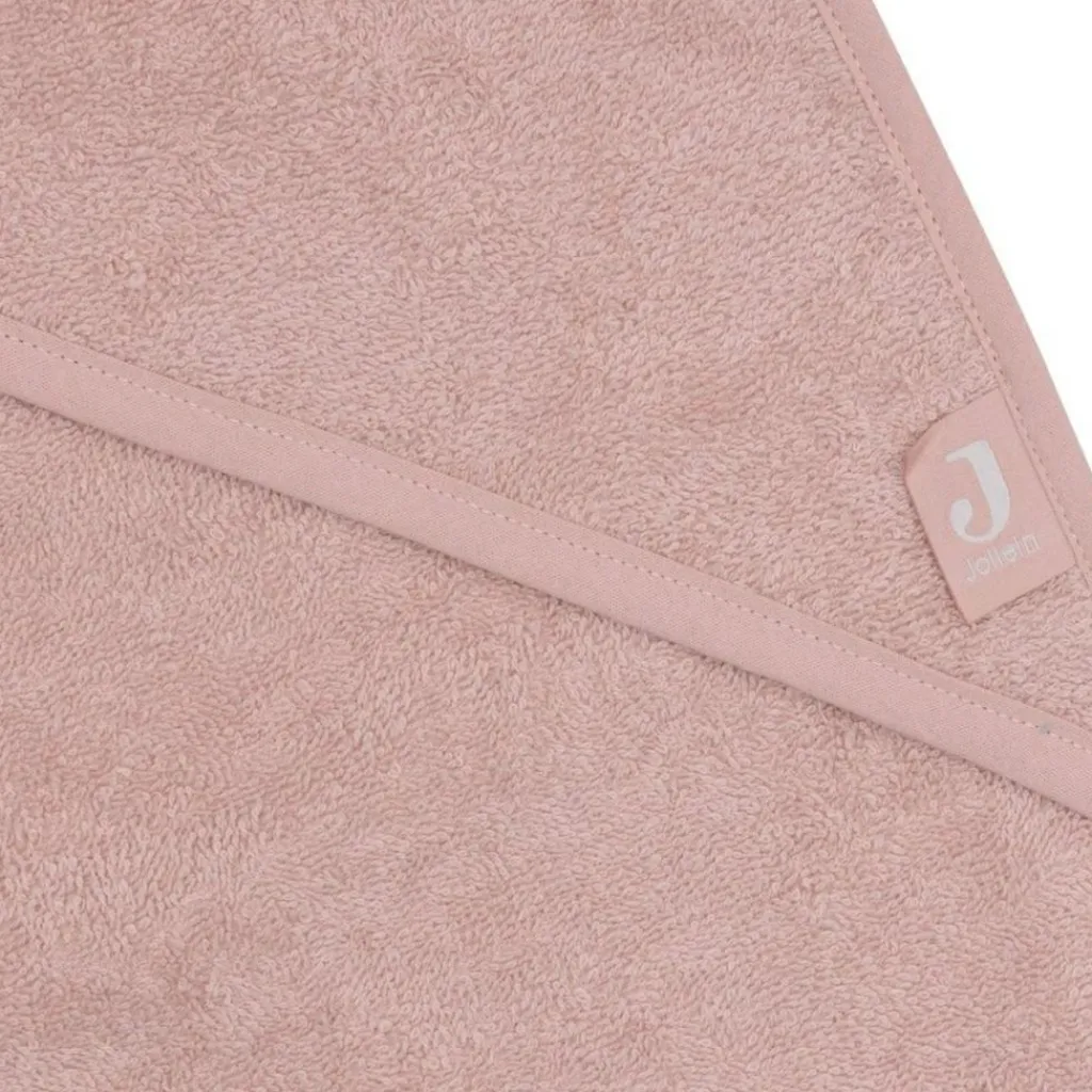 Jollein Cape de bain en éponge Wild Rose (75 x 75 cm)