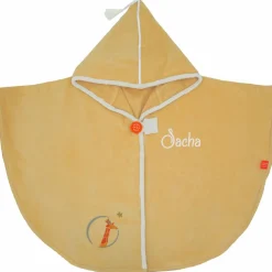 Online Cape de bain Girafe Vanille personnalisable (0-5 ans) Cape De Bain