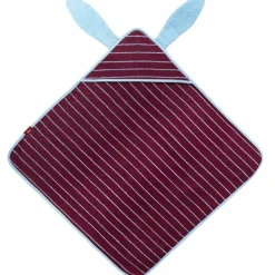 Quut Cape de bain Lapin Bordeaux (75 x 75 cm)