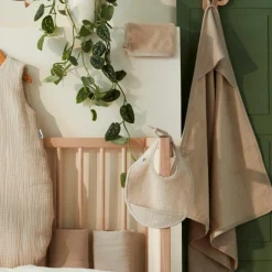 BB & Co Cape de bain Tablier en bambou biscuit (100 x 100 cm)