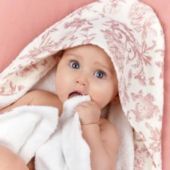 Tartine et Chocolat Cape de bain Toile de Jouy (70 x 70 cm)