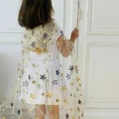 Outlet Cape de fée brodée à sequins (4-10 ans) Enfant Déguisement Enfant