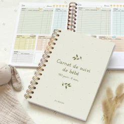 Zü Carnet de suivi de bébé feuille (0-6 mois)