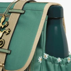 Caméléon Cartable A4 maternelle Green Marguerite (35 cm)