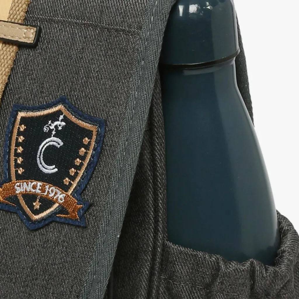 Caméléon Cartable A4 maternelle Grey Badges (35 cm)